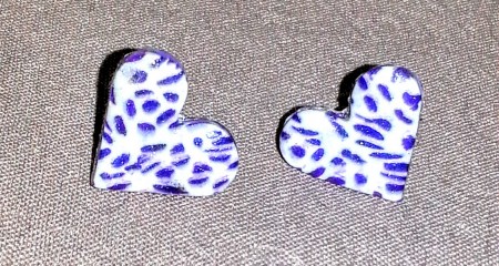 Napichovačky - Fimo srdiečka biele (3 €)